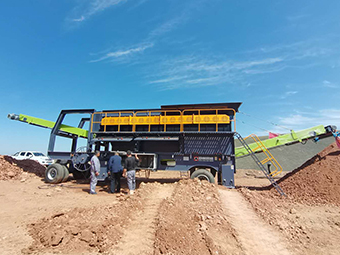 移動(dòng)土石分離機