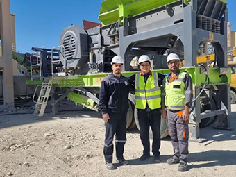 海外投產(chǎn)丨鄭州鼎盛移動(dòng)顎破助力伊拉克基礎建設