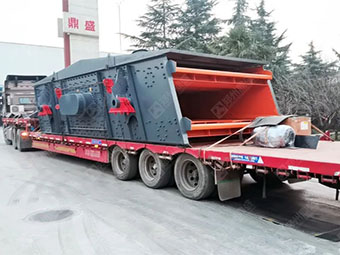 發(fā)貨!鄭州鼎盛石灰石骨料生產(chǎn)線(xiàn)裝備發(fā)往湖北黃崗